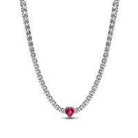 Collana Pandora Donna in Argento Zirconia 393549C01-40 - 393549C01-40